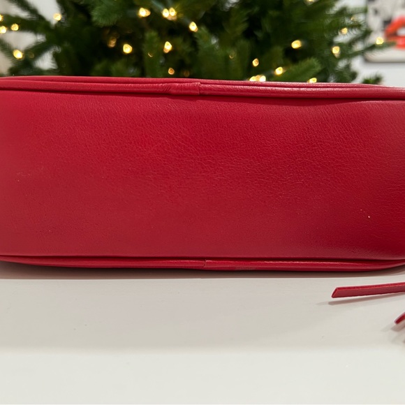 Mario Valentino Mia Red Leather Cross Body Bag - Picture 12 of 15